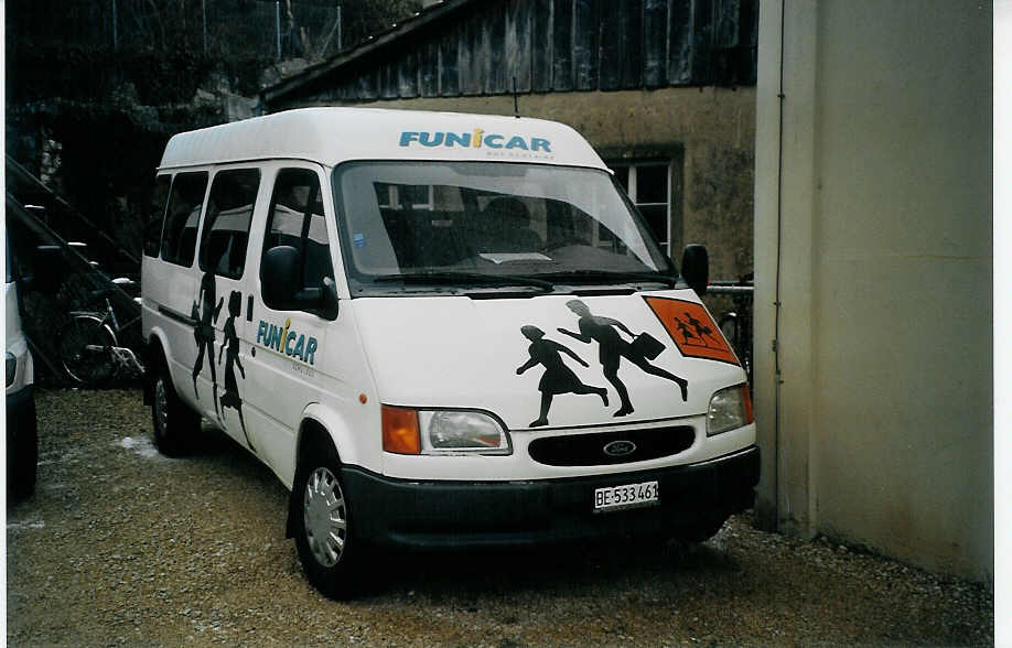 (075'416) - Funi-Car, Biel - Nr. 61/BE 533'461 - Ford am 5. M�rz 2005 in Biel, Garage