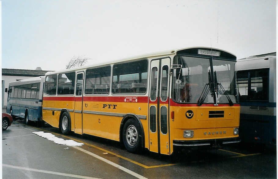 (075'423) - Zimmermann, Niederwangen - Saurer/T�scher (ex P 24'289) am 5. M�rz 2005 in Bellach, Hess