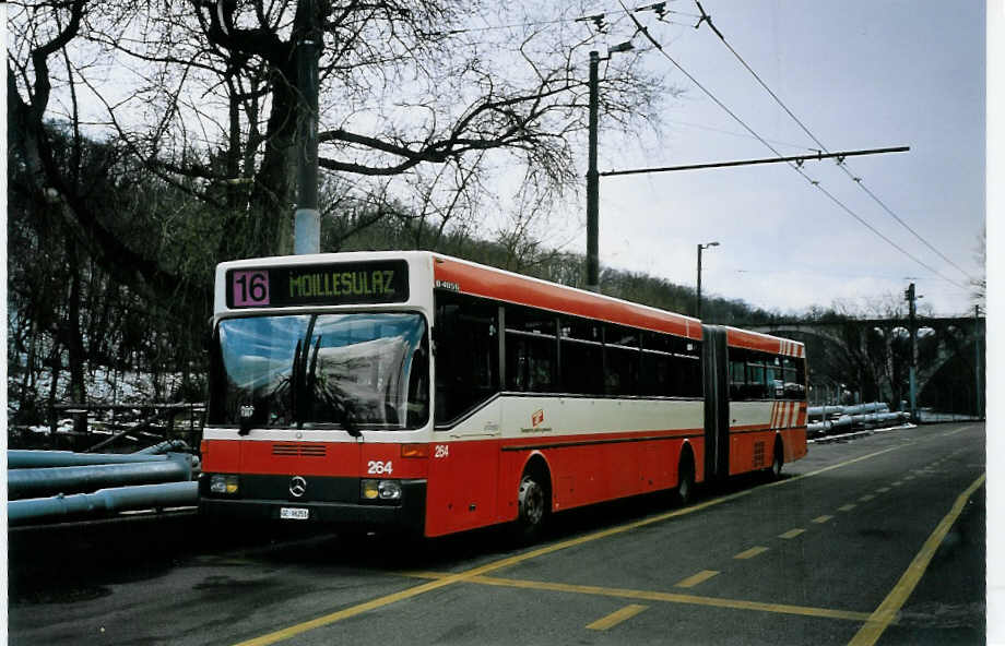 (075'529) - TPG Gen�ve - Nr. 264/GE 96'251 - Mercedes am 6. M�rz 2005 in Gen�ve, D�p�t