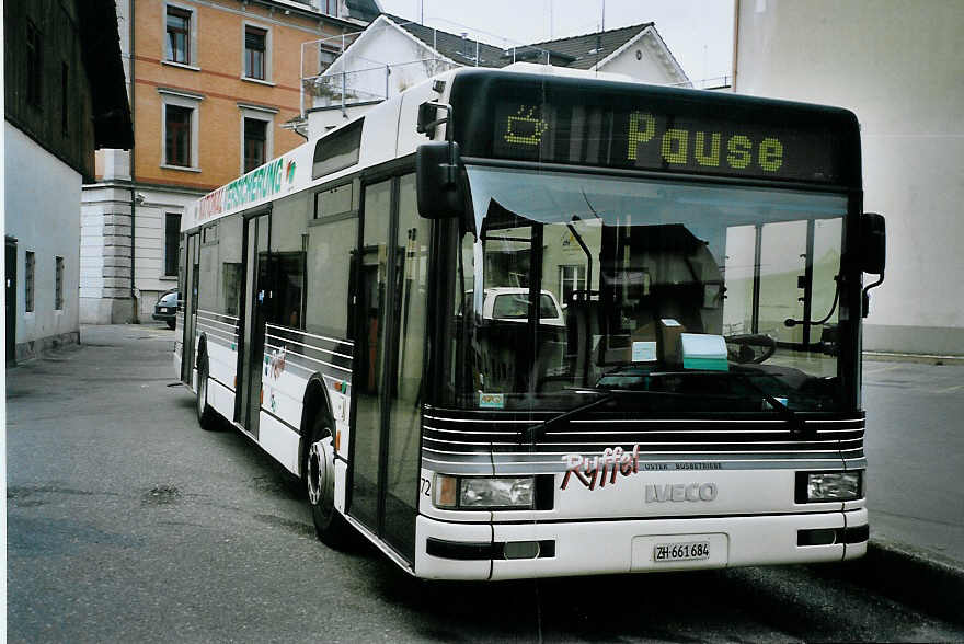 (075'836) - Ryffel, Uster - Nr. 72/ZH 661'684 - Iveco am 31. M�rz 2005 in Uster, Garage