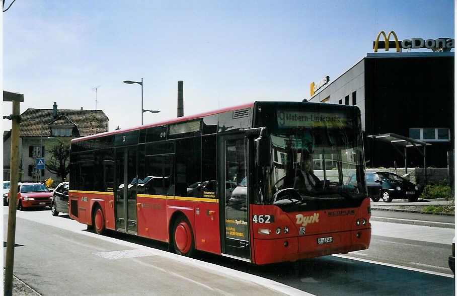 (076'031) - Dysli, Bern - Nr. 462/BE 483'462 - Neoplan am 10. April 2005 in K�niz, Br�hlplatz