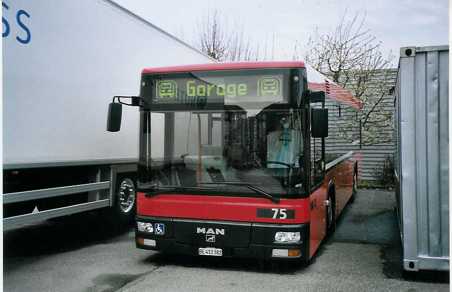 (076'213) - Peyer, Niederwangen - Nr. 75/BE 411'382 - MAN/G�ppel am 18. April 2005 in Belp, ABAG