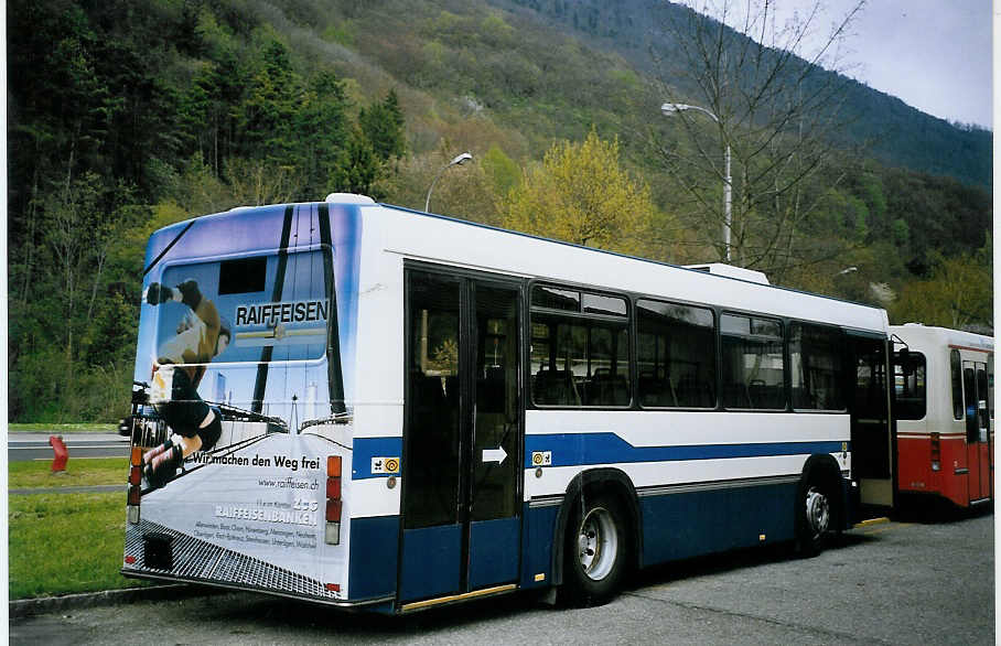 (076'321) - Estermann, Berom�nster - Nr. 327 - Volvo/Lauber (ex ZVB Zug Nr. 47; ex Neoplan, Horgen; ex SBC Chur Nr. 14; ex Roth, Chur Nr. 28) am 23. April 2005 in Biel, BTR