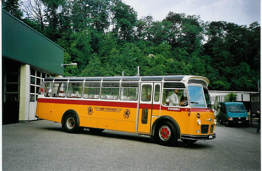 (077'034) - Fischer, Basel - Nr. 21/BS 2661 - FBW/Gangloff (ex B�tra, Birr Nr. 21; ex P 24'160)