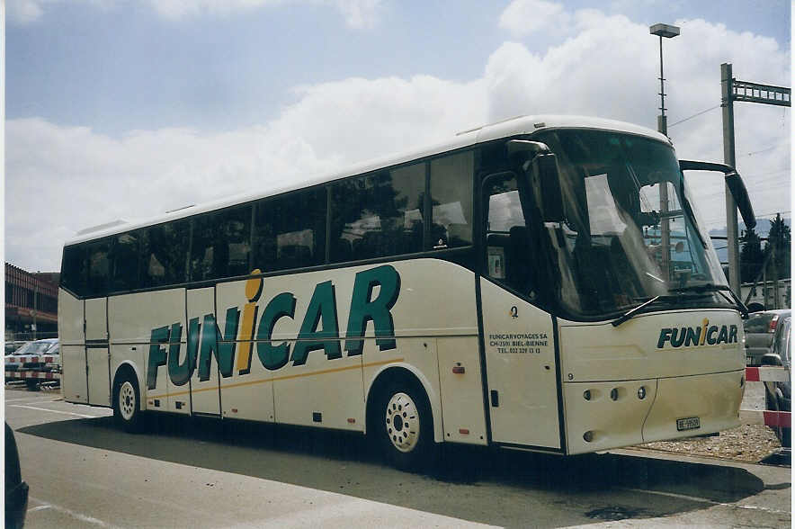 (077'416) - Funi-Car, Biel - Nr. 9/BE 59'509 - Bova am 15. Juni 2005 in Thun, CarTerminal
