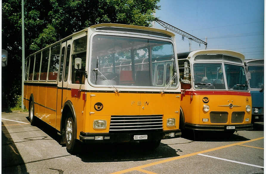 (077'624) - R�egg, R�ti - SG 45'977 - FBW/Gangloff (ex P 24'169) am 18. Juni 2005 in Hinwil, AMP