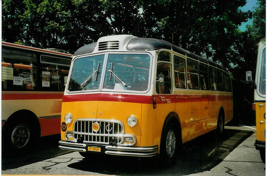 (077'706) - Huber, Oberkirch - LU 999'925 - FBW/Hess (ex K�lin, Alpthal; ex P 24'050) am 18. Juni 2005 in Hinwil, AMP