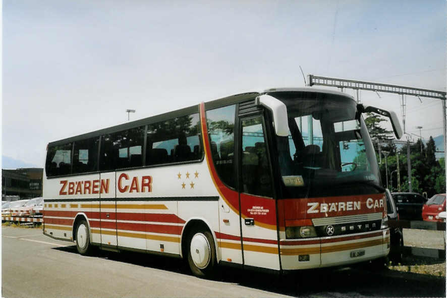 (077'935) - Zb�ren, Konolfingen - BE 26'888 - Setra am 24. Juni 2005 in Thun, CarTerminal