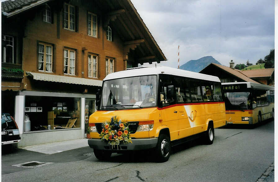 (078'016) - Portenier, Adelboden - Nr. 5/BE 26'860 - Mercedes/Kusters am 25. Juni 2005 in Kiental, Hotel B�ren