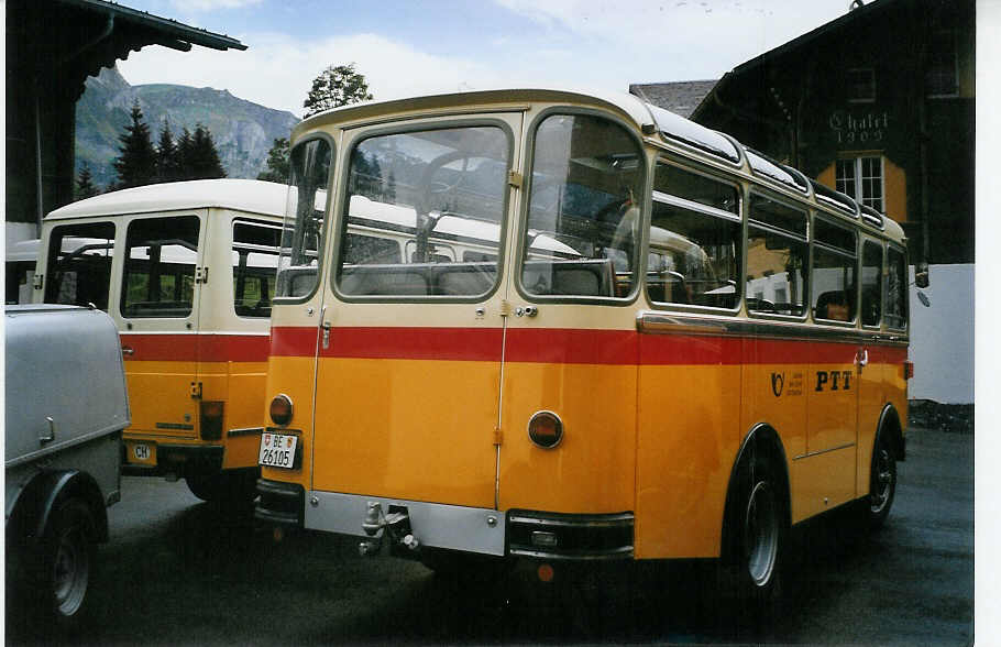 (078'112) - Schmid, Th�rishaus - Nr. 9/BE 26'105 - Saurer/R&J (ex Geiger, Adelboden Nr. 9) am 25. Juni 2005 auf der Griesalp