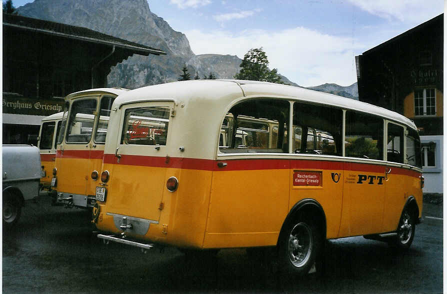 (078'113) - Schmid, Th�rishaus - Nr. 3/BE 26'206 - Saurer/Gangloff (ex Geiger, Adelboden Nr. 3) am 25. Juni 2005 auf der Griesalp