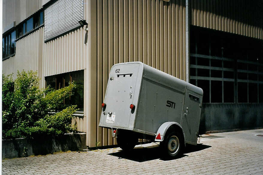 (078'137) - STI Thun - Nr. 62/BE 186'864 - R&J Gep�ckanh�nger am 28. Juni 2005 in Heimenschwand, Garage