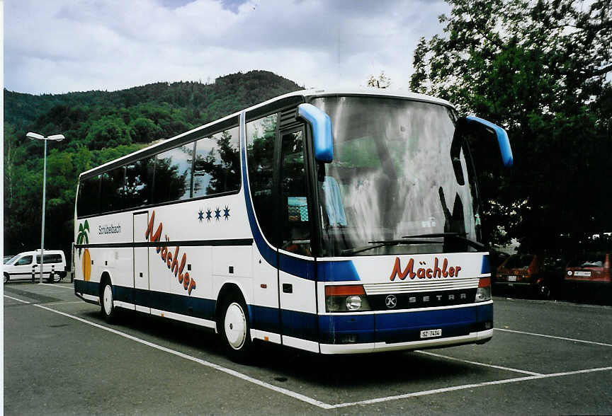 (078'204) - M�chler, Sch�belbach - SZ 7414 - Setra am 29. Juni 2005 in Thun, Seestrasse