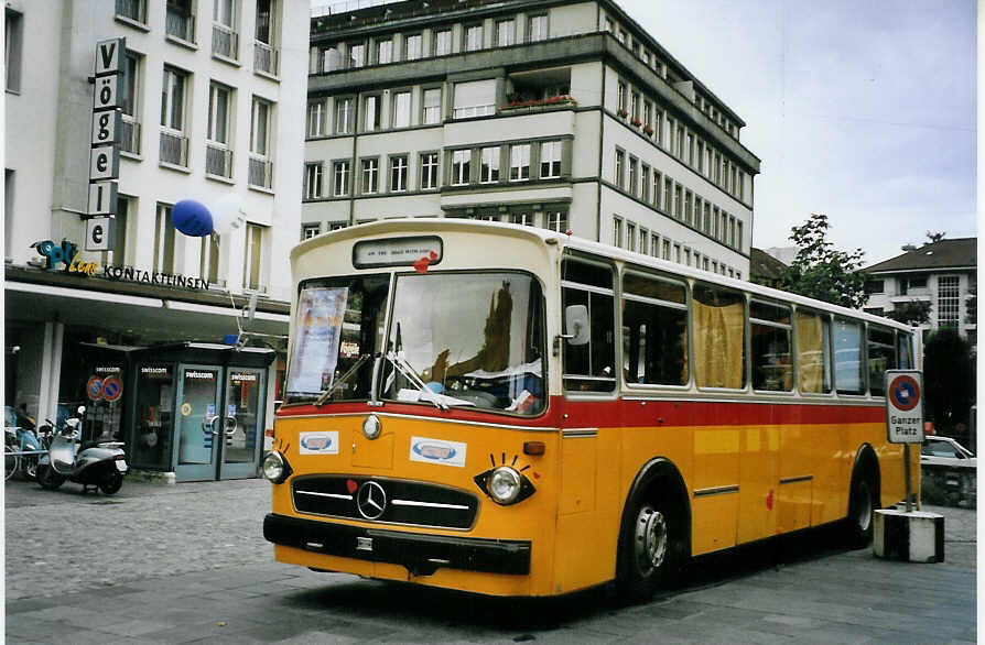 (078'220) - Ramser, Oberbalm - Mercedes/T�scher am 7. Juli 2005 in Thun, Waisenhausplatz