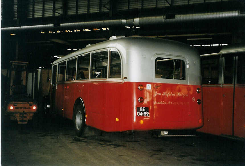 (078'805) - FRAM Drachten - Nr. 9/BE-04-89 - Saurer/R&J (ex Billieux, Martigny; ex H�sler, Rickenbach) am 21. Juli 2005 in Drachten, Autobusmuseum