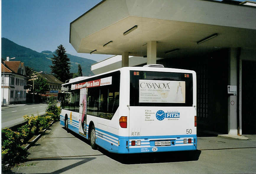 (079'224) - RTB Altst�tten - Nr. 50/SG 150'869 - Mercedes am 28. Juli 2005 in Altst�tten, Garage
