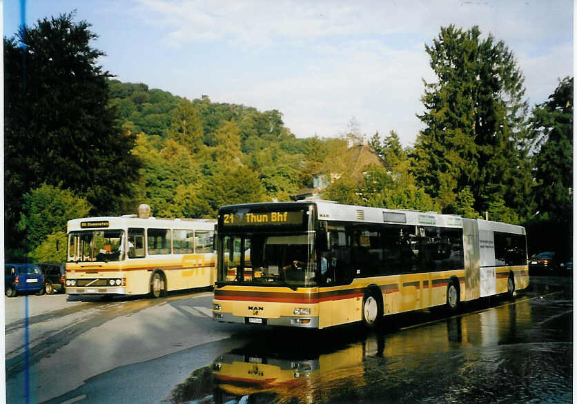 (079'537) - STI Thun - Nr. 88/BE 572'088 - MAN am 23. August 2005 bei der Schiffl�ndte Thun