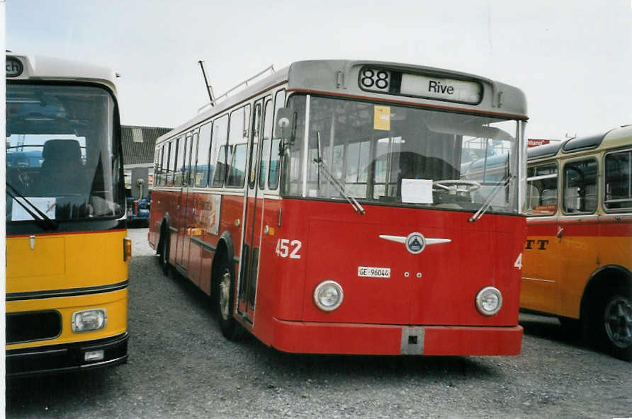 (079'819) - TPG Gen�ve (Knoerr) - Nr. 452/GE 96'044 - Saurer/Hess am 27. August 2005 in Niederbipp, Saurertreffen