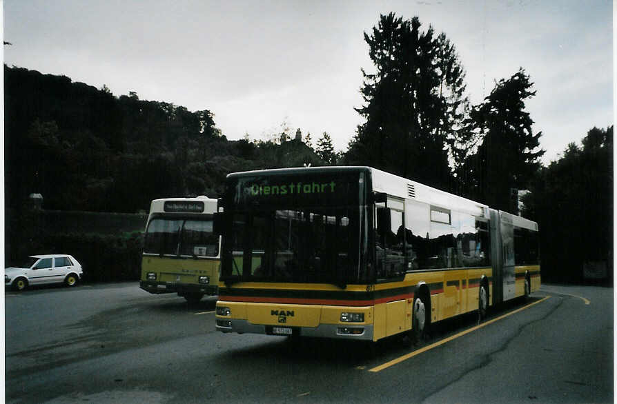 (080'020) - STI Thun - Nr. 87/BE 572'087 - MAN am 28. August 2005 bei der Schiffl�ndte Thun