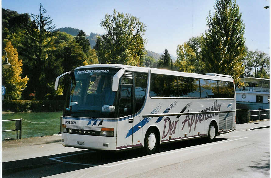 (080'634) - Frischi's, Herisau - AR 2054 - Setra am 9. Oktober 2005 bei der Schiffl�ndte Thun
