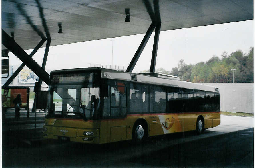 (081'004) - PostAuto Z�rich - Nr. 37/ZH 781'186 - MAN am 18. Oktober 2005 in Z�rich, Flughafen