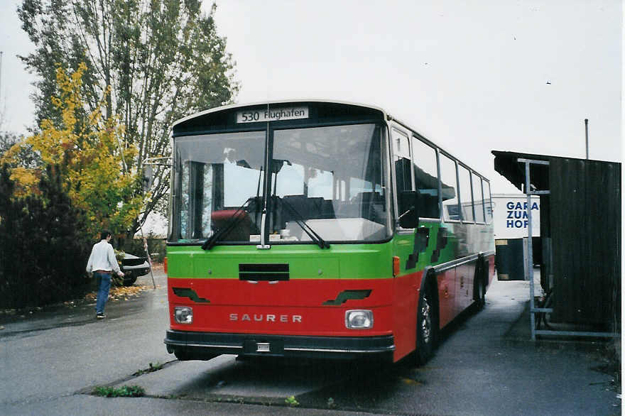 (081'034) - Wymann, Liebefeld - Saurer/Lauber (ex Odermatt, Hunzenschwil; ex P 25'673) am 19. Oktober 2005 in Lyssach