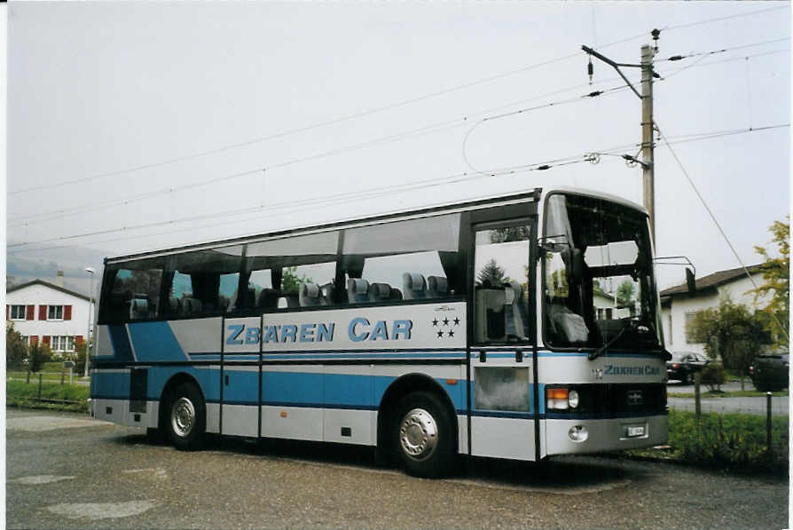 (081'101) - Zb�ren, Konolfingen - BE 19'496 - Van Hool am 19. Oktober 2005 in Konolfingen, Garage