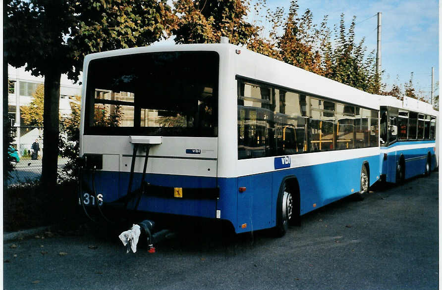 (081'213) - VBL Luzern - Nr. 316 - Lanz+Marti/Hess Personenanh�nger am 20. Oktober 2005 in Luzern, Swisscom