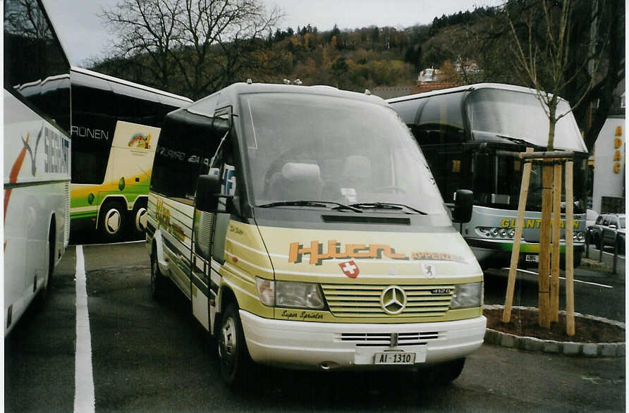 (081'702) - Aus der Schweiz: Hirn, Appenzell - AI 1310 - Mercedes/Auw�rter am 3. Dezember 2005 in Freiburg, Karlsplatz