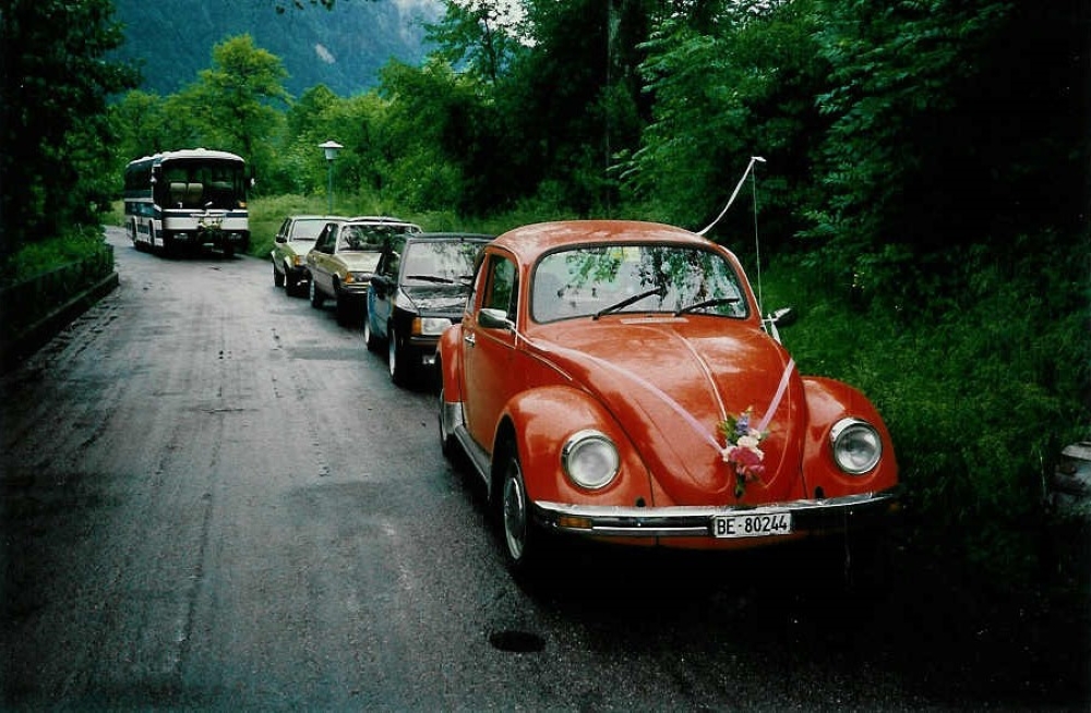 (004'324) - Aus dem Archiv: Amacher, Interlaken - BE ... - Neoplan am 3. Juni 1989 in B�nigen