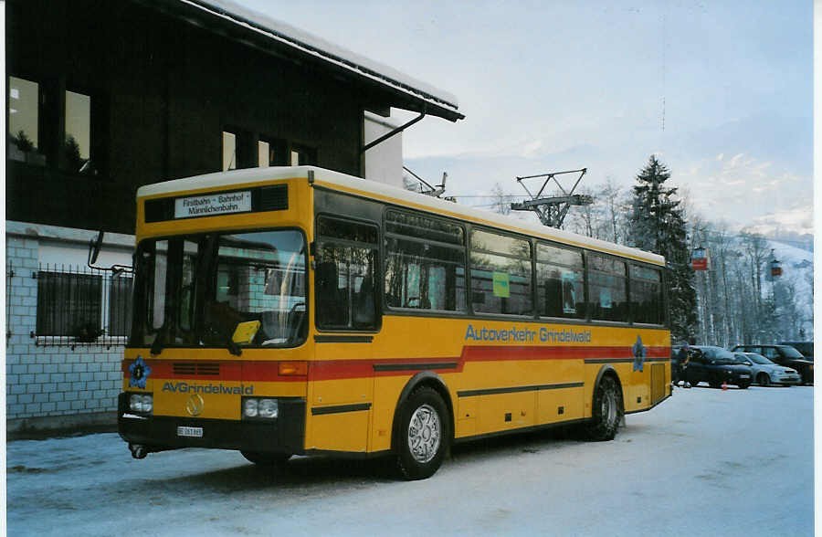 (082'007) - AVG Grindelwald - Nr. 11/BE 261'865 - Vetter am 24. Dezember 2005 in Grindelwald, M�nnlichenbahn