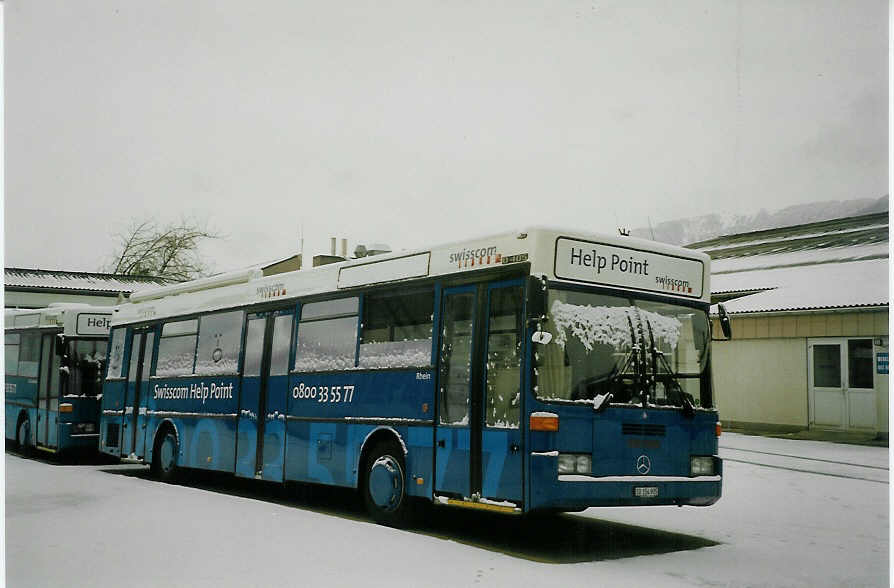 (082'219) - Swisscom, Worblaufen - SO 154'905 - Mercedes (ex VZO Gr�ningen Nr. 40) am 28. Dezember 2005 in Bellach, Hess
