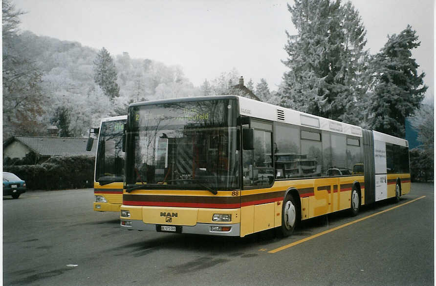 (082'617) - STI Thun - Nr. 88/BE 572'088 - MAN am 16. Januar 2006 bei der Schiffl�ndte Thun