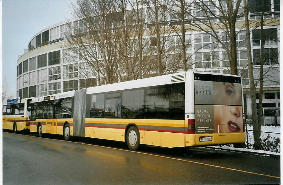 (082'815) - STI Thun - Nr. 106/BE 577'106 - MAN am 27. Januar 2006 bei der Schiffl�ndte Thun