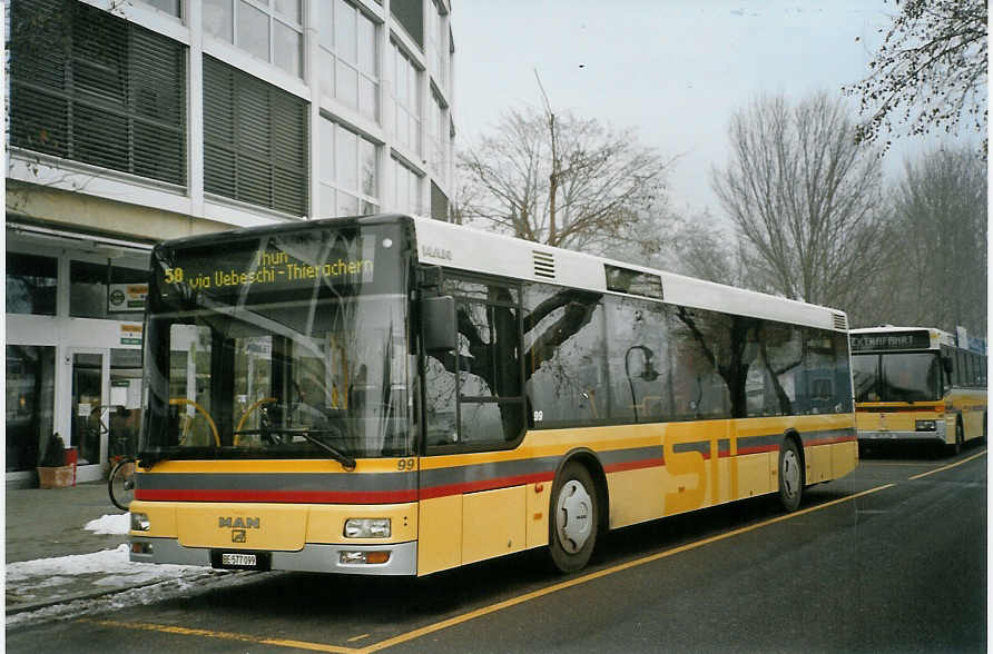 (082'835) - STI Thun - Nr. 99/BE 577'099 - MAN am 31. Januar 2006 bei der Schiffl�ndte Thun