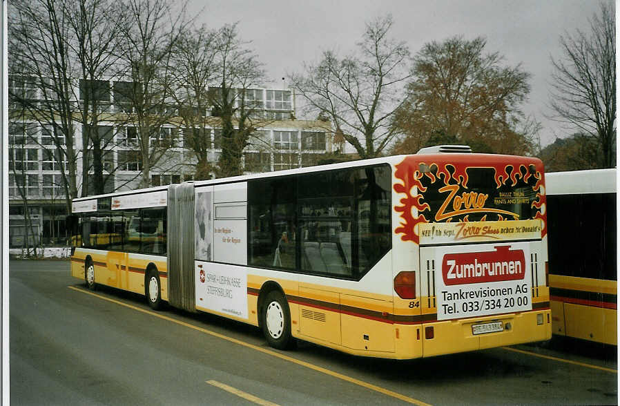 (082'926) - STI Thun - Nr. 84/BE 543'384 - Mercedes am 7. Februar 2006 bei der Schiffl�ndte Thun