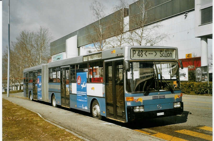 (083'625) - VZO Gr�ningen - Nr. 156/ZH 352'756 - Mercedes (ex Nr. 56) am 6. M�rz 2006 in Gen�ve, Palexpo (Einsatz Dupraz)