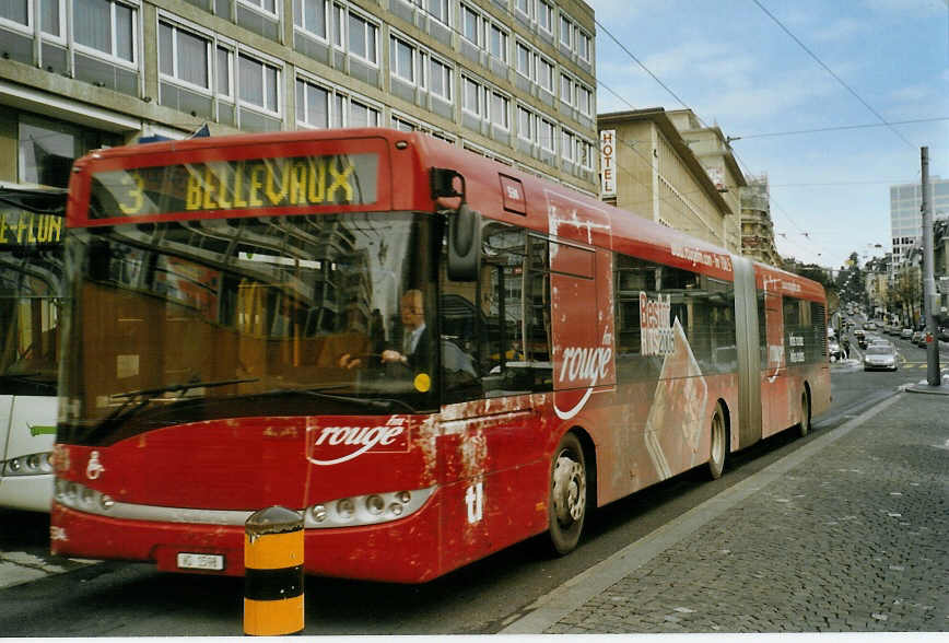 (083'629) - TL Lausanne - Nr. 534/VD 1598 - Solaris am 6. M�rz 2006 beim Bahnhof Lausanne
