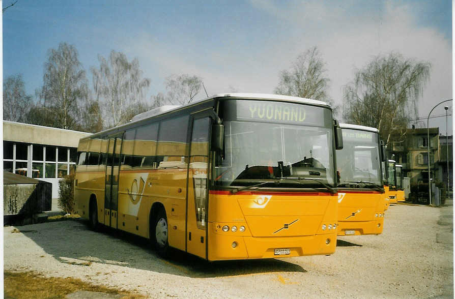 (083'930) - CarPostal Vaud-Fribourg - VD 510'243 - Volvo (ex P 25'164) am 19. M�rz 2006 in Yverdon, Garage