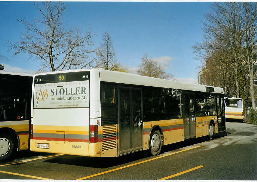 (084'135) - STI Thun - Nr. 96/BE 577'096 - MAN am 3. April 2006 bei der Schiffl�ndte Thun