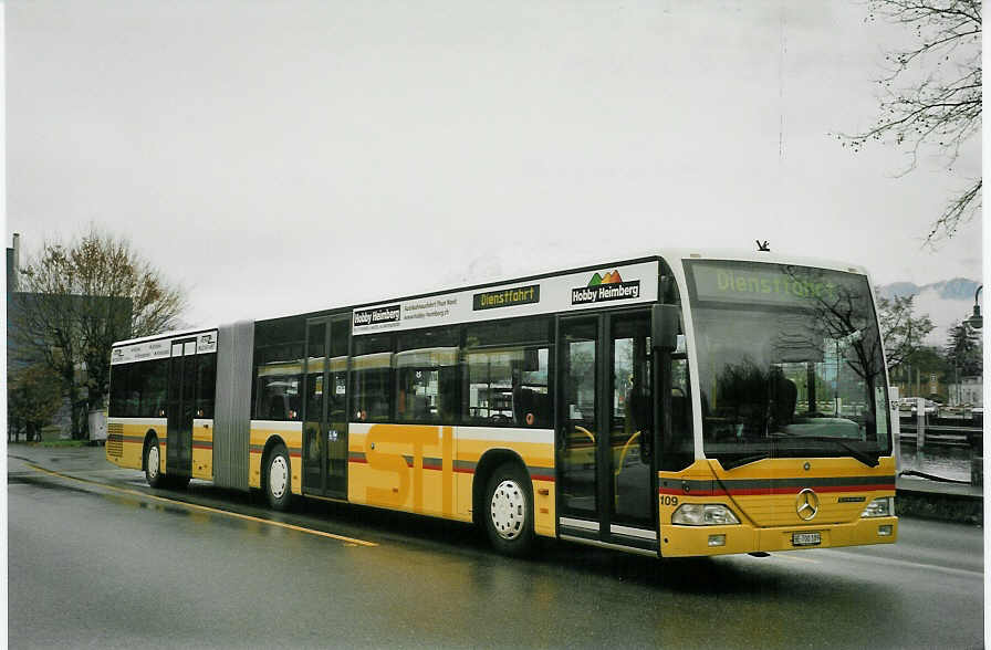 (084'213) - STI Thun - Nr. 109/BE 700'109 - Mercedes am 9. April 2006 bei der Schiffl�ndte Thun