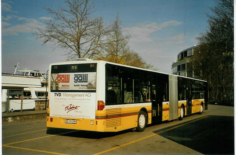 (084'310) - STI Thun - Nr. 108/BE 700'108 - Mercedes am 22. April 2006 bei der Schiffl�ndte Thun