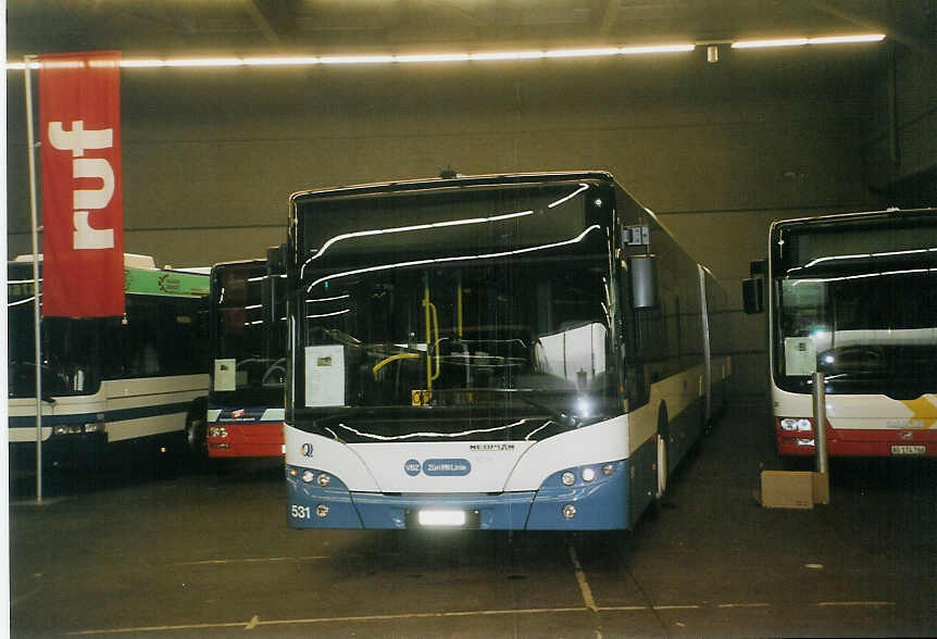 (084'720) - VBZ Z�rich - Nr. 531/ZH 730'531 - Neoplan am 8. Mai 2006 in Thun, Expo