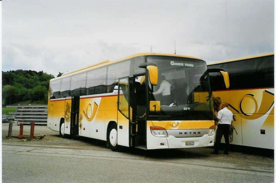 (085'103) - Gen�ve-Tours, Gen�ve - GE 960'173 - Setra am 13. Mai 2006 in Aarberg, Galva-Areal
