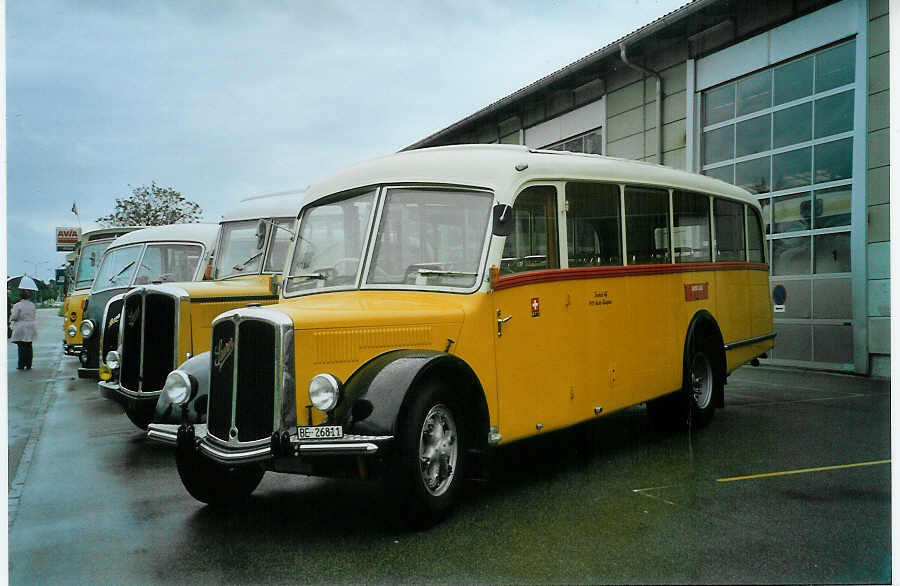 (085'401) - Trachsel, Hasle-R�egsau - BE 26'811 - Saurer/Krapf (ex Sol�r+Fontana, Ilanz) am 20. Mai 2006 in Bellach, Hess