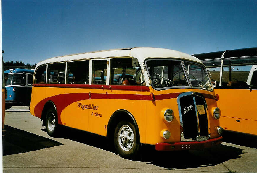 (086'510) - Wegm�ller, Attikon - ZH 7310 - Berna/R&J (ex M+79'501) am 18. Juni 2006 in Hinwil, AMP