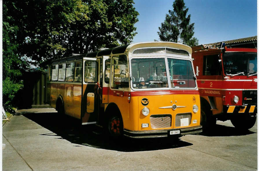 (086'519) - Fischer, Basel - Nr. 21/BS 2661 - FBW/Gangloff (ex B�tra, Birr Nr. 21; ex P 24'160) am 18. Juni 2006 in Hinwil, AMP