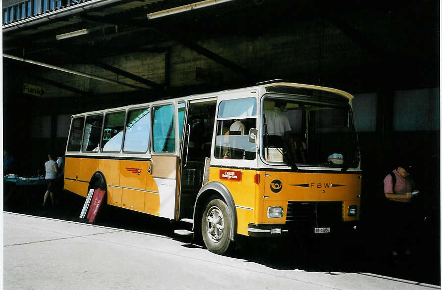 (086'527) - Wittwer, Chur - GR 16'004 - FBW/Gangloff (ex Eggenberger, M�riken; ex AVG Grindelwald Nr. 11; ex P 24'170) am 18. Juni 2006 in Hinwil, AMP