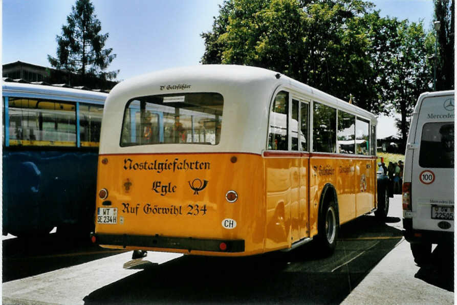 (086'537) - Aus Deutschland: Egle, G�rwihl - WT-SE 234H - FBW (ex Gutjahr, CH-Winterthur; ex Pfister, CH-Pratteln; ex BVB Basel/CH Nr. 8) am 18. Juni 2006 in Hinwil, AMP