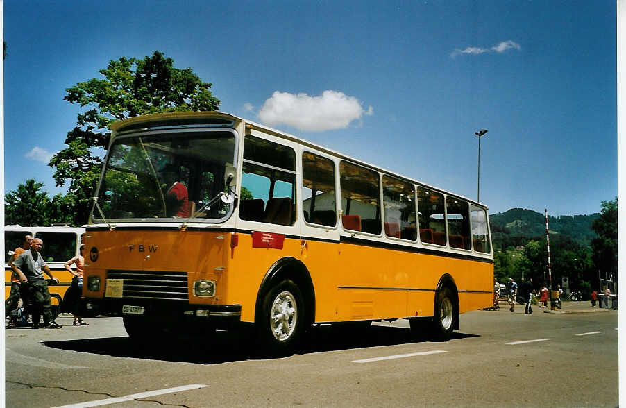 (086'632) - R�egg, R�ti - SG 45'977 - FBW/Gangloff (ex P 24'169) am 18. Juni 2006 in Hinwil, AMP